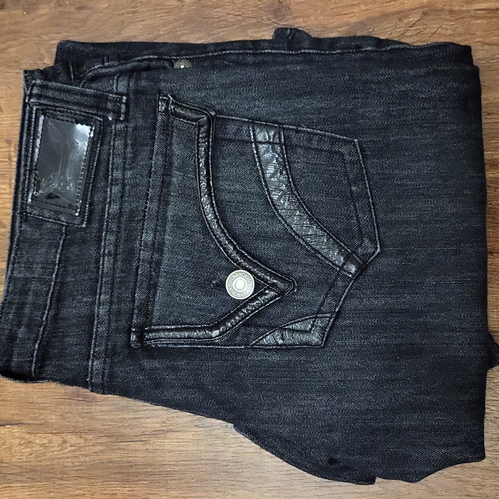 Robin’s Jeans Dark Wash Denim Straight Leg Jeans